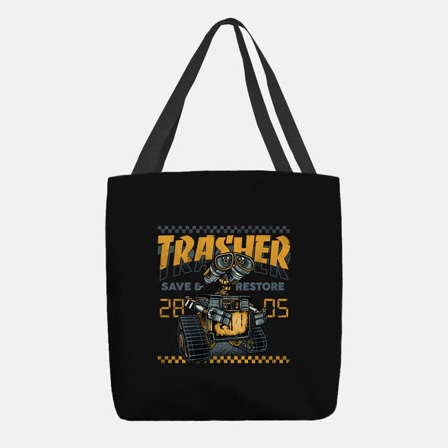 Trasher Save And Restore-None-Basic Tote-Bag-momma_gorilla