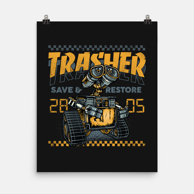Trasher Save And Restore-None-Matte-Poster-momma_gorilla