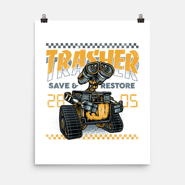 Trasher Save And Restore-None-Matte-Poster-momma_gorilla