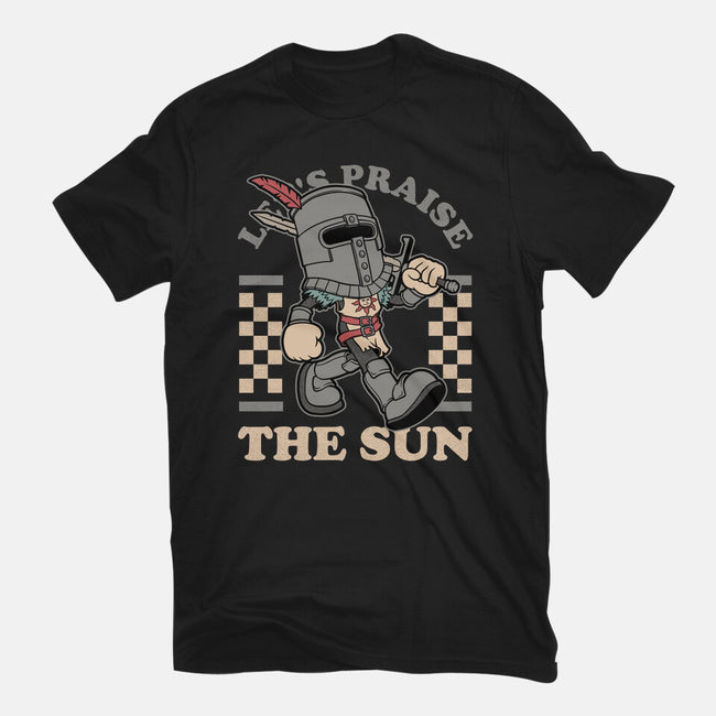 Game Mascot Sun Warrior-Mens-Basic-Tee-Studio Mootant
