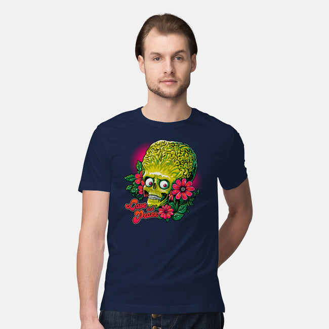 Love And Peace-Mens-Premium-Tee-daobiwan