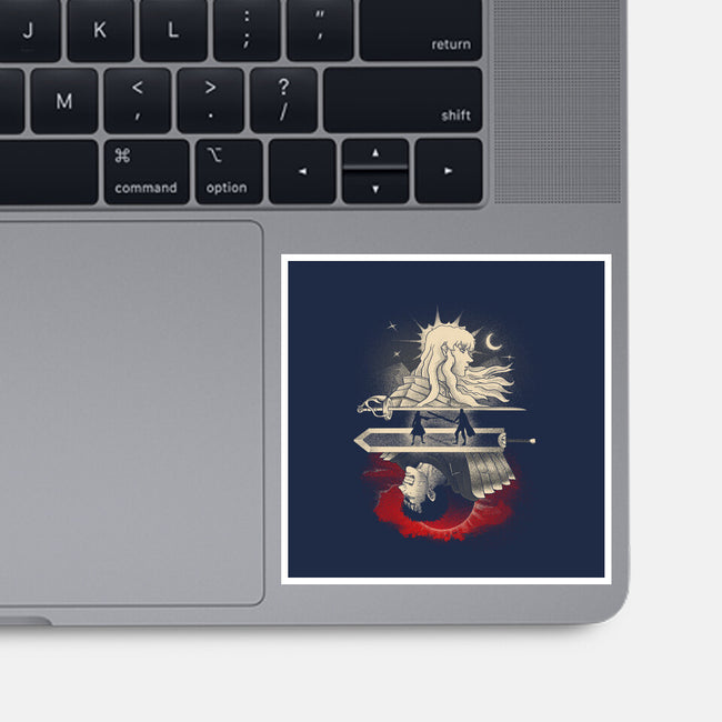 The White Falcon-None-Glossy-Sticker-grevalra