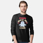 If Karma Doesn't Hit You I Will-Mens-Long Sleeved-Tee-MaxoArt