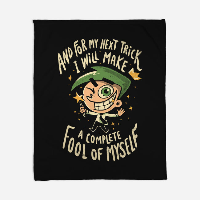 Fool Of Myself Trick-None-Fleece-Blanket-Arigatees