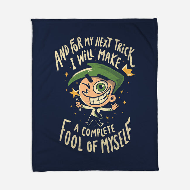 Fool Of Myself Trick-None-Fleece-Blanket-Arigatees