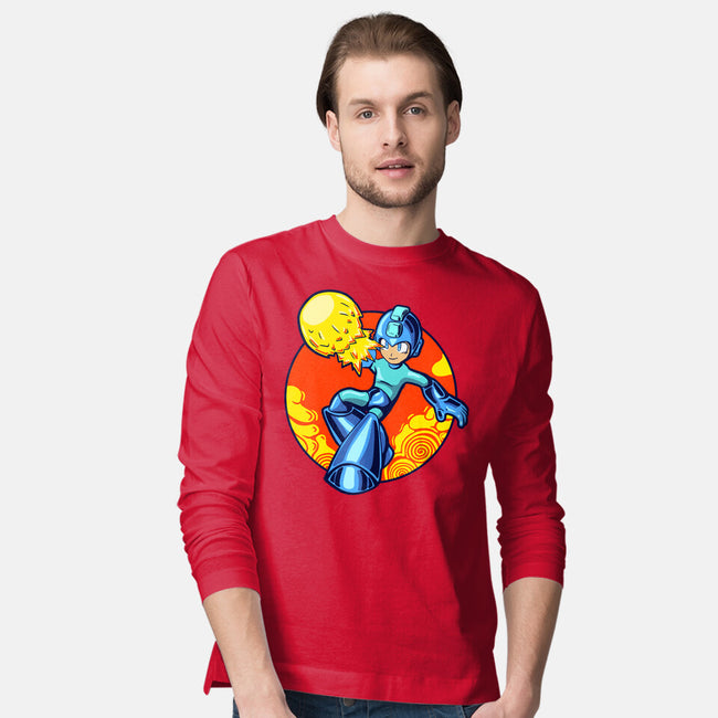 Super Cannon-Mens-Long Sleeved-Tee-nickzzarto
