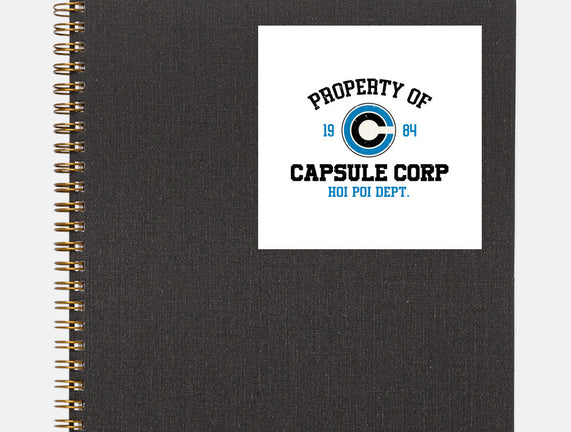 Property Of Capsule Corp