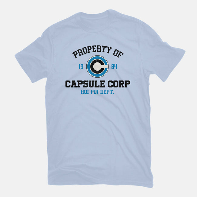 Property Of Capsule Corp-Unisex-Basic-Tee-Melonseta