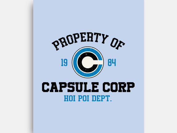 Property Of Capsule Corp