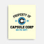 Property Of Capsule Corp-None-Stretched-Canvas-Melonseta