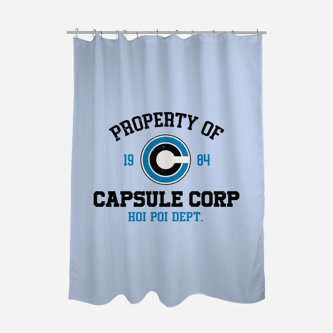 Property Of Capsule Corp-None-Polyester-Shower Curtain-Melonseta