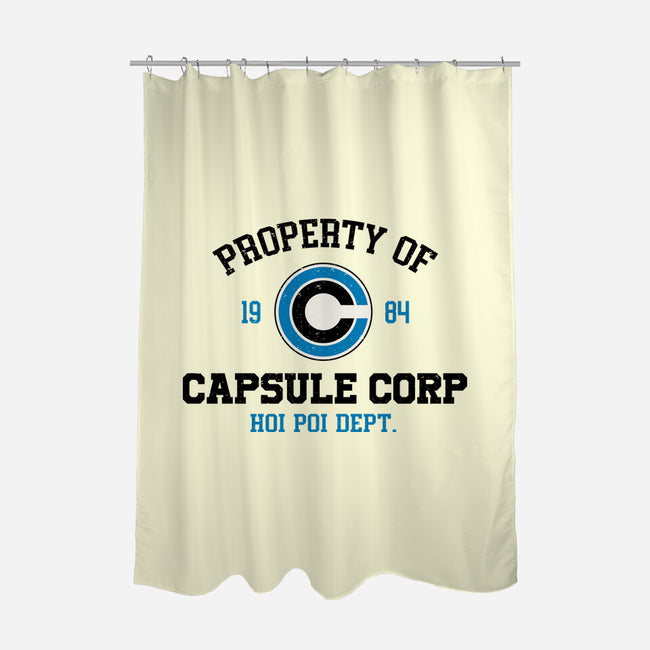 Property Of Capsule Corp-None-Polyester-Shower Curtain-Melonseta