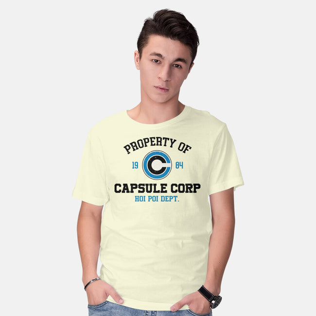 Property Of Capsule Corp-Mens-Basic-Tee-Melonseta