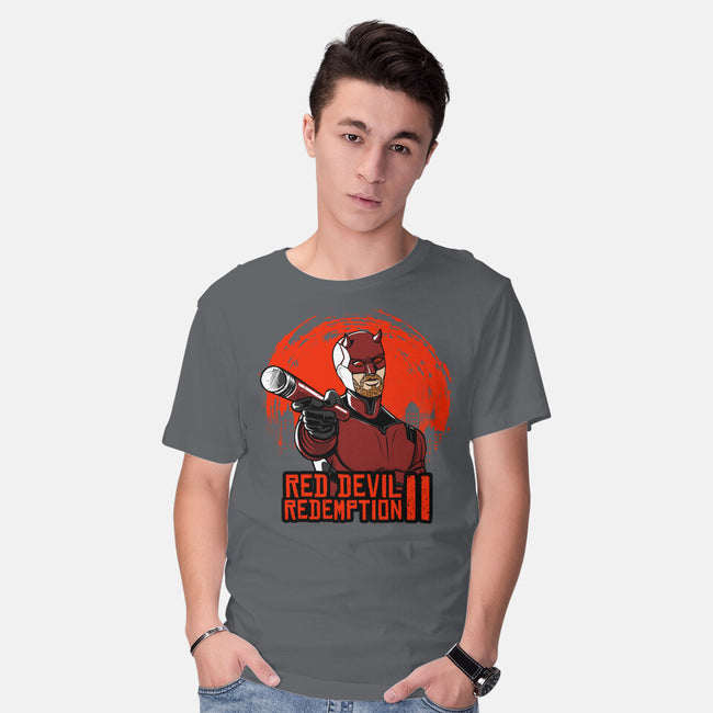 Red Devil Redemption-Mens-Basic-Tee-joerawks