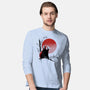 Ink Red Panda-Mens-Long Sleeved-Tee-ddjvigo