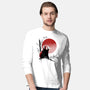 Ink Red Panda-Mens-Long Sleeved-Tee-ddjvigo