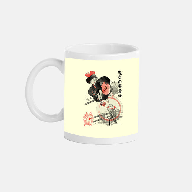 Delivery Service Sumi-e-None-Mug-Drinkware-DrMonekers