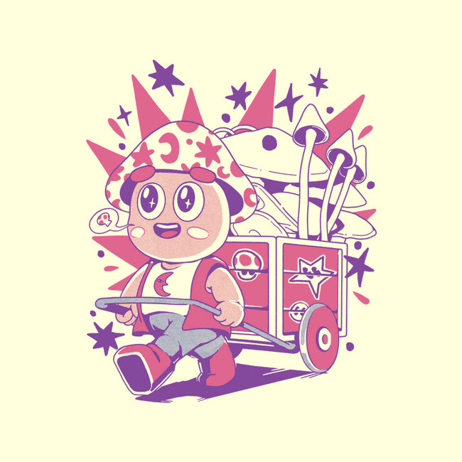 Mushroom Seller-None-Glossy-Sticker-ilustrata