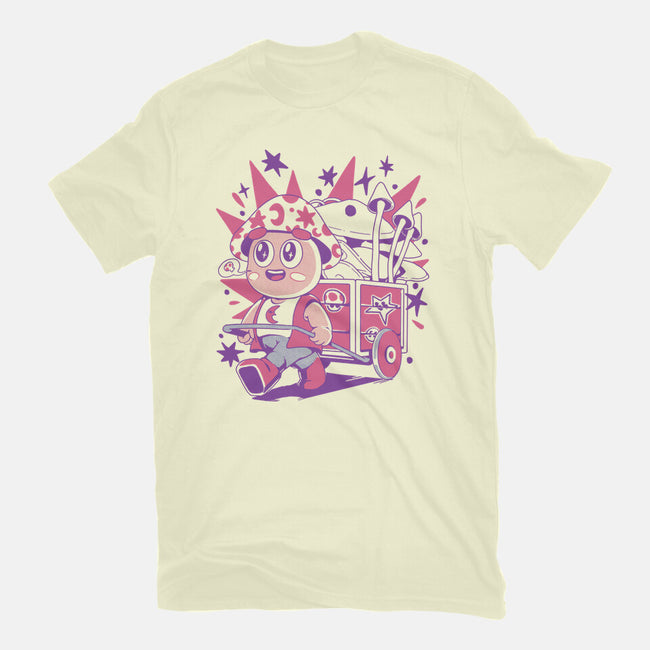 Mushroom Seller-Mens-Basic-Tee-ilustrata