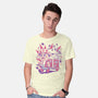 Mushroom Seller-Mens-Basic-Tee-ilustrata