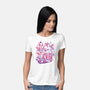 Mushroom Seller-Womens-Basic-Tee-ilustrata