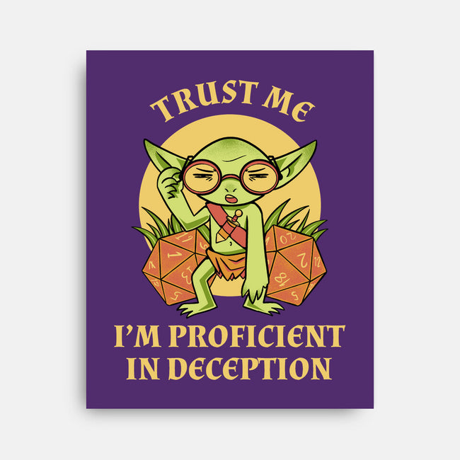 Proficient In Deception-None-Stretched-Canvas-FunkVampire