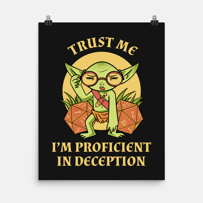 Proficient In Deception-None-Matte-Poster-FunkVampire