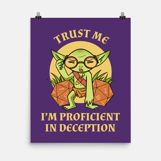 Proficient In Deception-None-Matte-Poster-FunkVampire