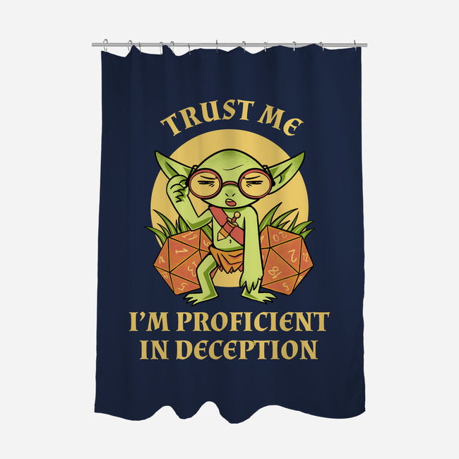 Proficient In Deception-None-Polyester-Shower Curtain-FunkVampire