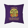 Proficient In Deception-None-Removable Cover w Insert-Throw Pillow-FunkVampire