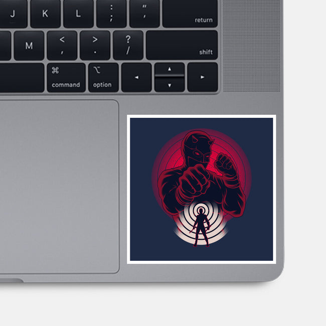 Man Without Fear-None-Glossy-Sticker-rmatix