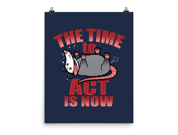 The Time To Act Is Now