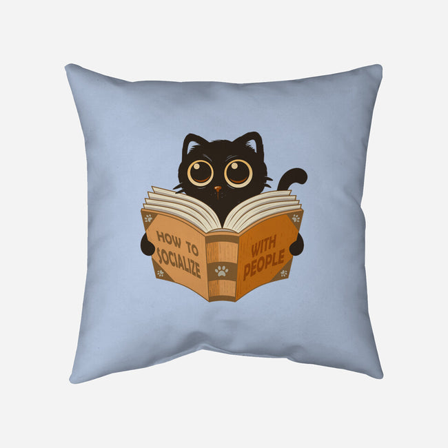 How To Socialize With People-None-Removable Cover w Insert-Throw Pillow-erion_designs