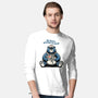 My Heart Belongs To Pizza-Mens-Long Sleeved-Tee-palmstreet