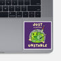 Just A Little Unstable-None-Glossy-Sticker-FunkVampire