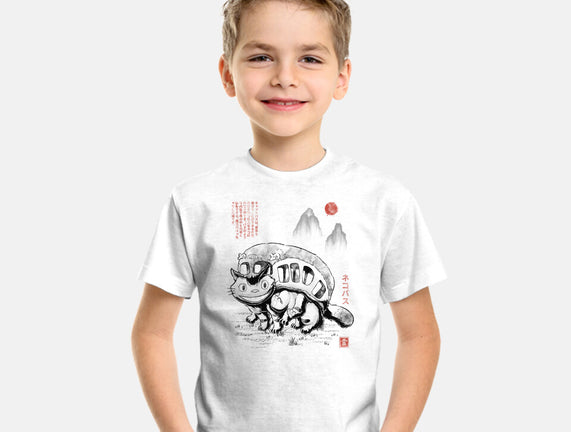 Cat Bus Sumi-e