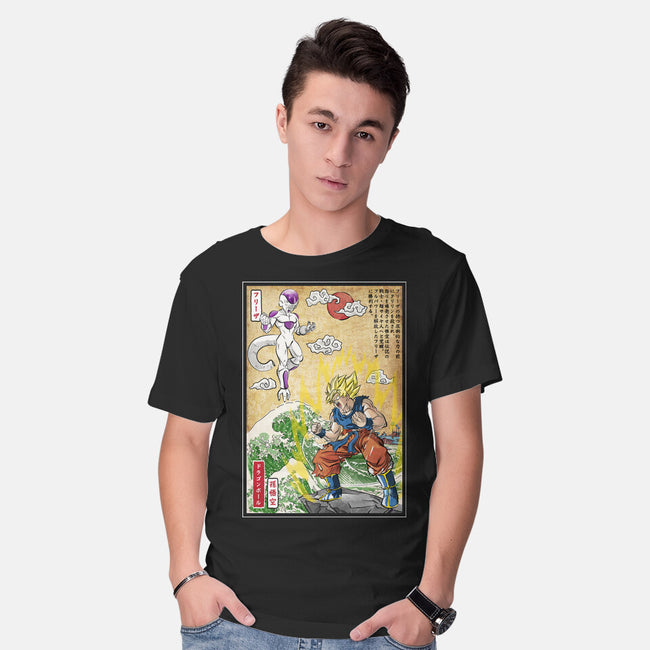 Battle On Planet-Mens-Basic-Tee-DrMonekers