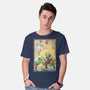 Battle On Planet-Mens-Basic-Tee-DrMonekers