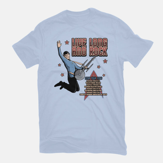 Live Long And Rock-Mens-Basic-Tee-NMdesign