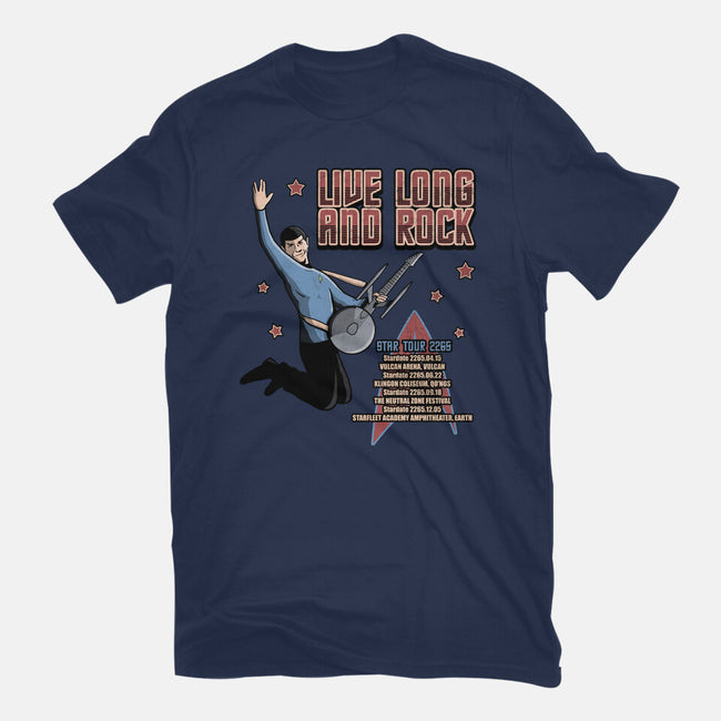 Live Long And Rock-Mens-Basic-Tee-NMdesign