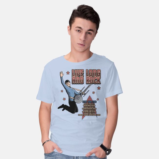Live Long And Rock-Mens-Basic-Tee-NMdesign