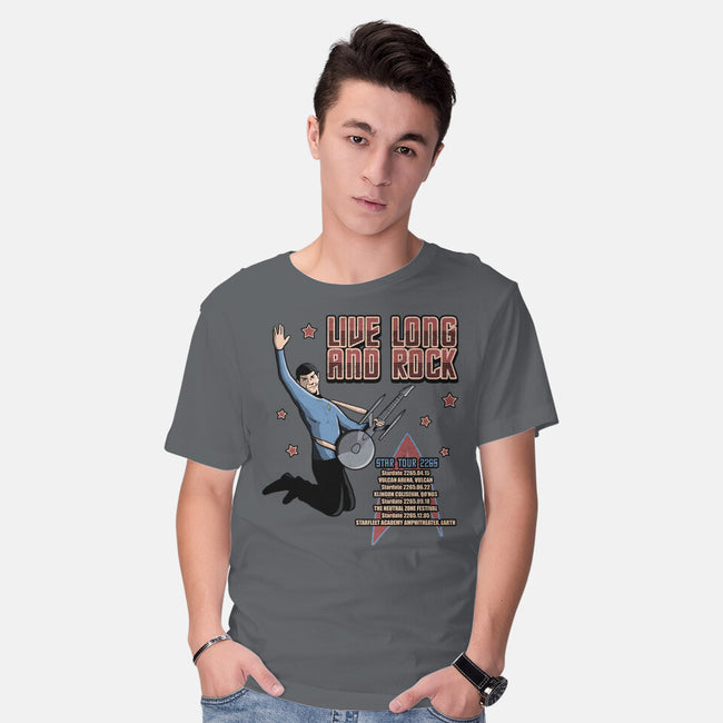 Live Long And Rock-Mens-Basic-Tee-NMdesign