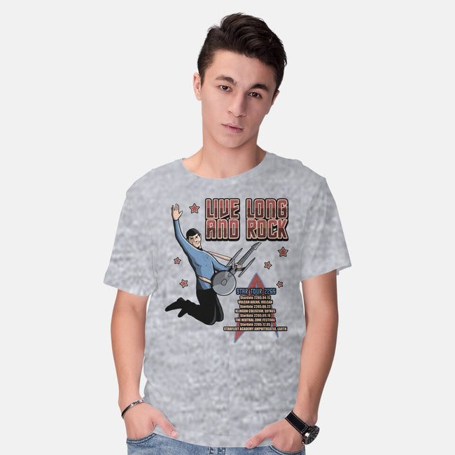 Live Long And Rock-Mens-Basic-Tee-NMdesign