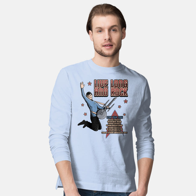 Live Long And Rock-Mens-Long Sleeved-Tee-NMdesign