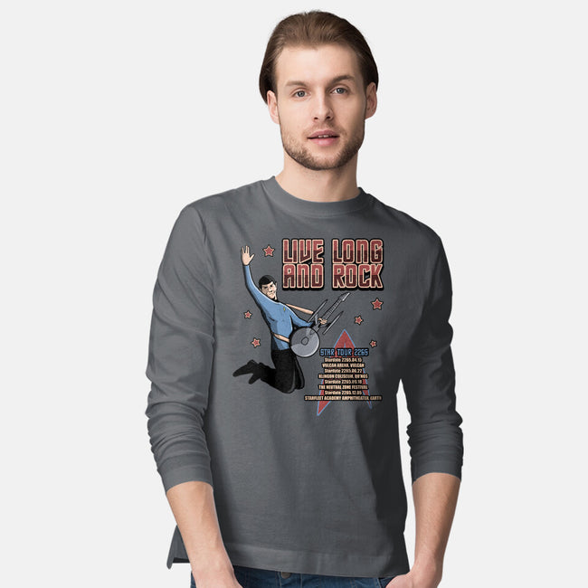 Live Long And Rock-Mens-Long Sleeved-Tee-NMdesign