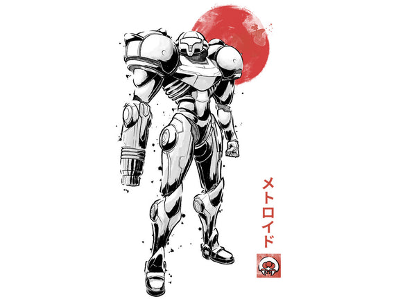 Bounty Huntress Sumi-e