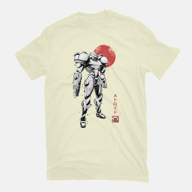 Bounty Huntress Sumi-e-Mens-Premium-Tee-Astrobot Invention