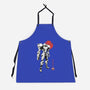 Bounty Huntress Sumi-e-Unisex-Kitchen-Apron-Astrobot Invention