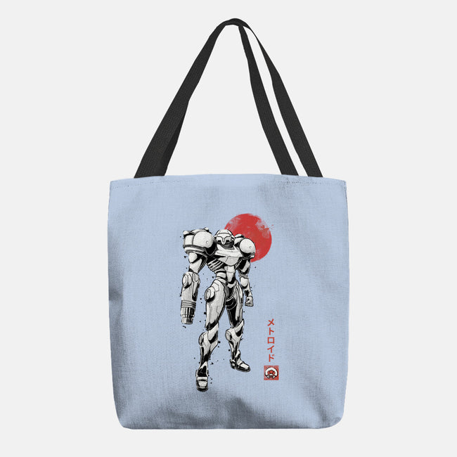 Bounty Huntress Sumi-e-None-Basic Tote-Bag-Astrobot Invention