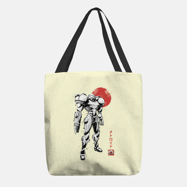 Bounty Huntress Sumi-e-None-Basic Tote-Bag-Astrobot Invention